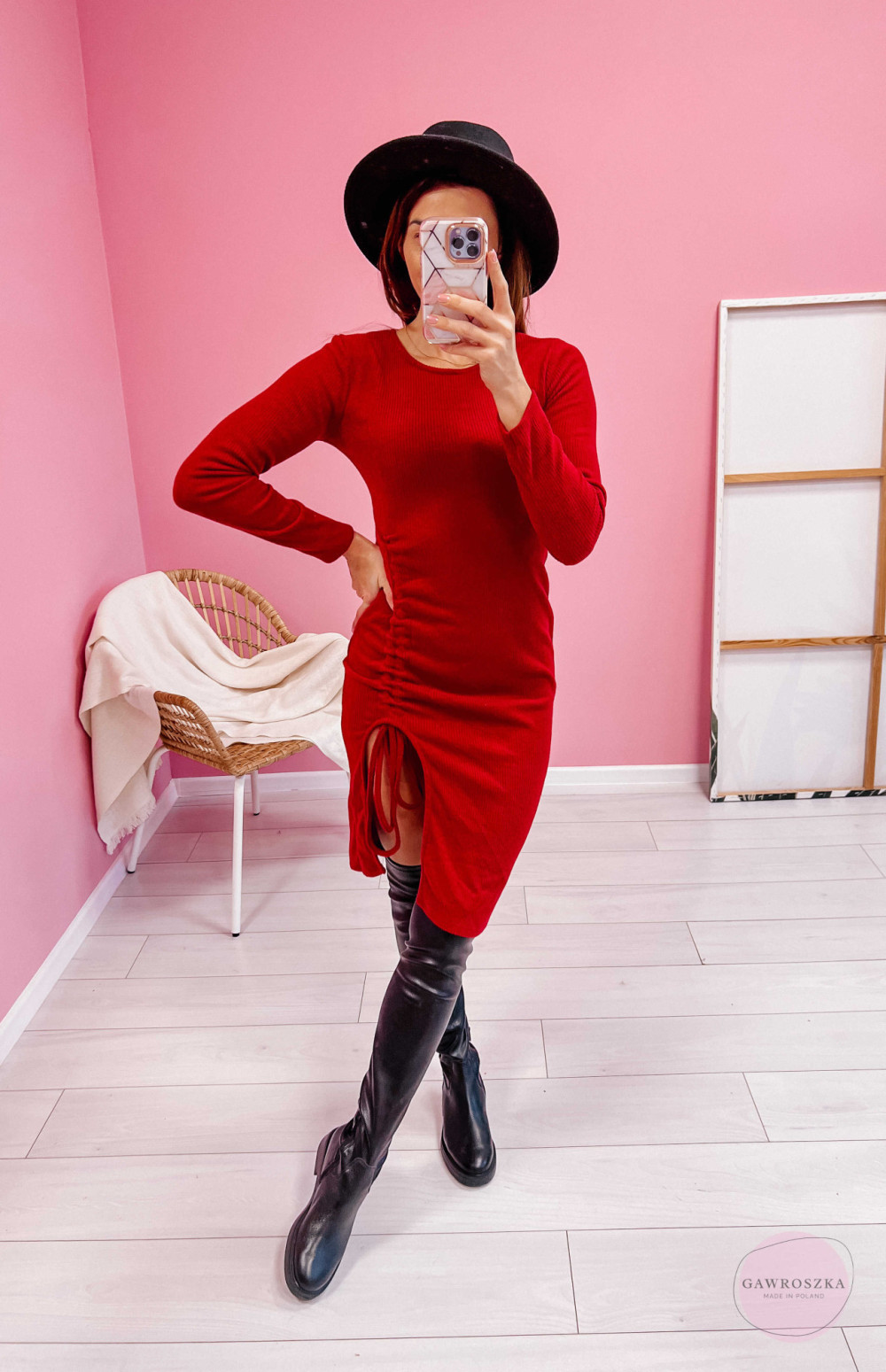Sukienka Petti - czerwona 2