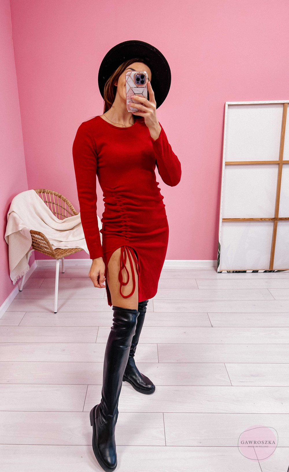 Sukienka Petti - czerwona 4