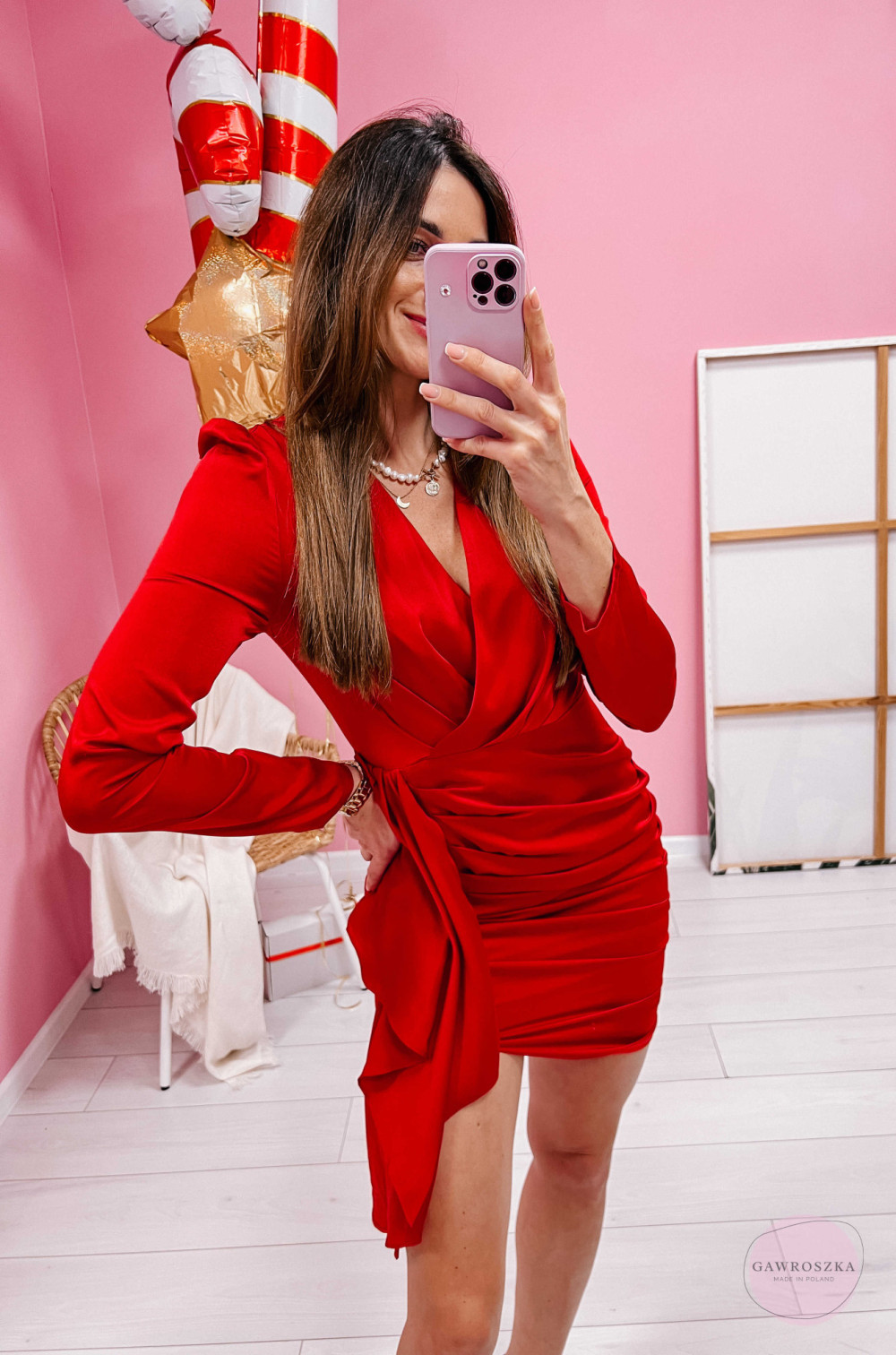 Sukienka Atlanta - czerwona 7