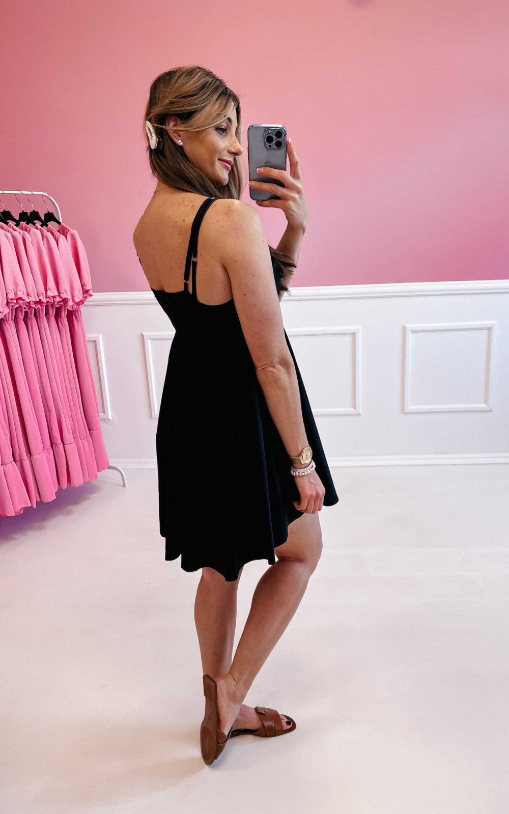 Sukienka Roma mini - czarna 5
