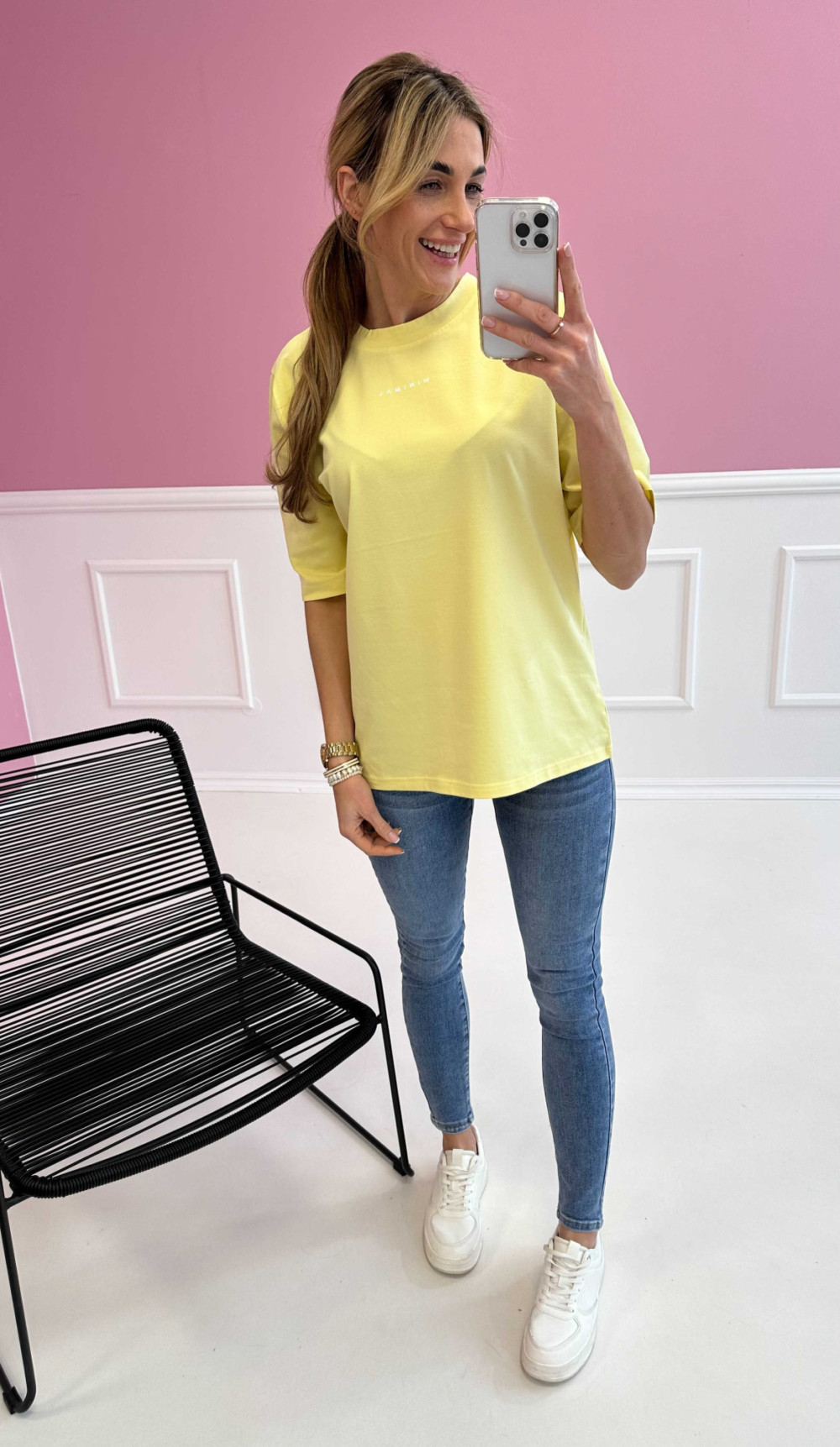 Bluzka Minimal - żółty 1