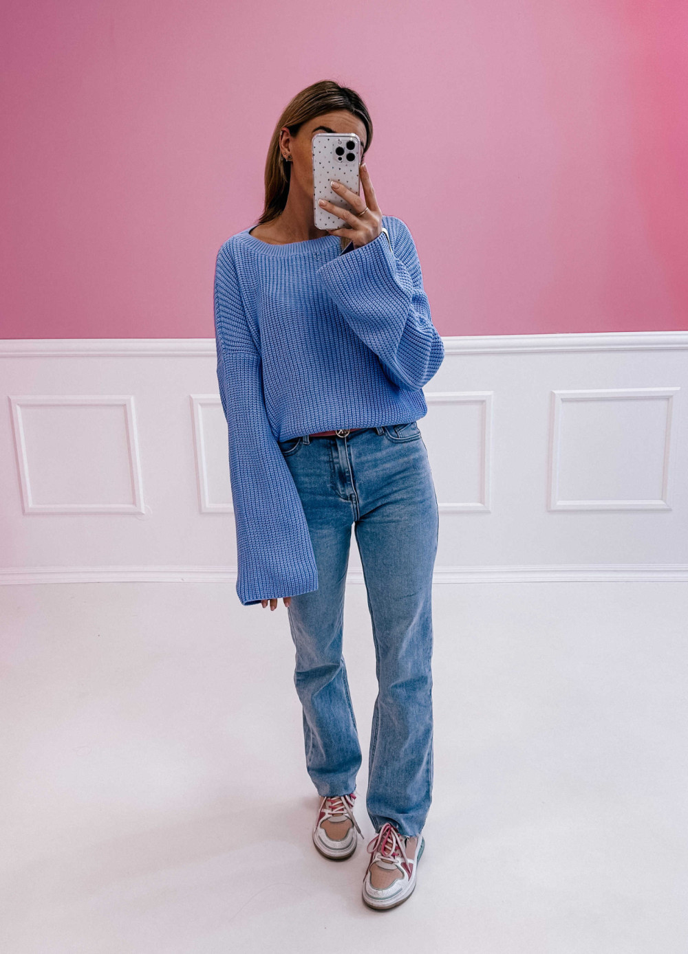 Sweter Mona - błękitny 2