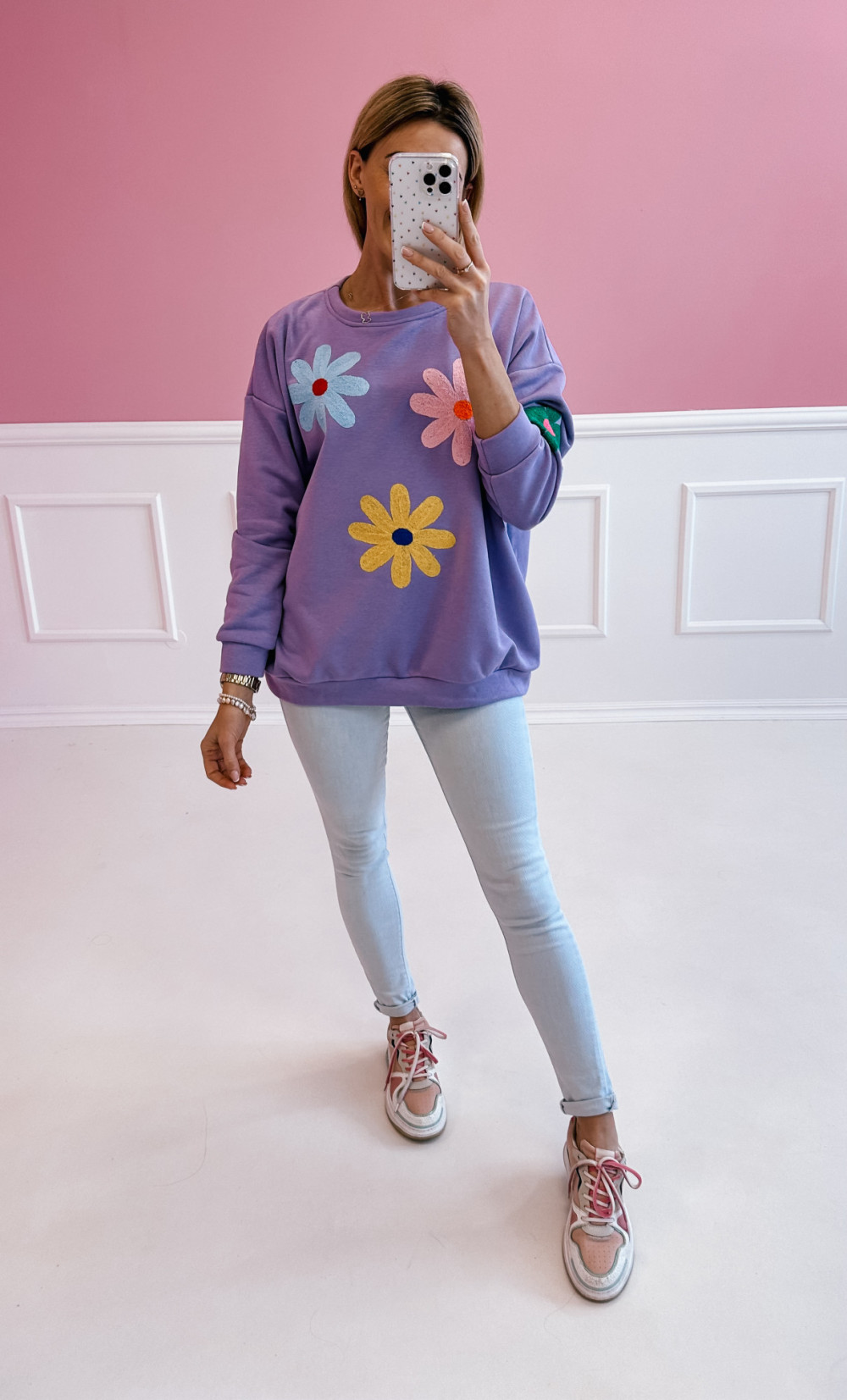 Sweter Daisy - fioletowy 1