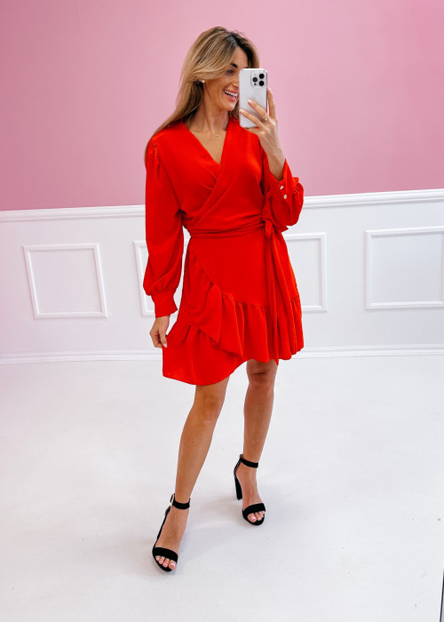 Sukienka Lora - czerwona