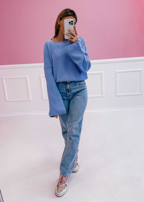 Sweter Mona - błękitny