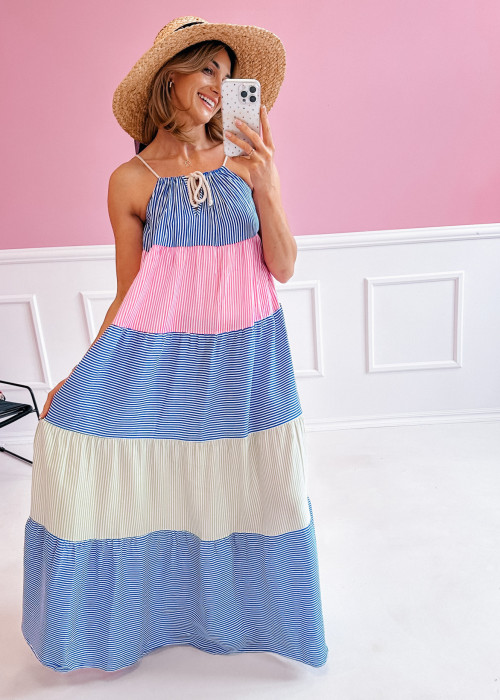 Sukienka Maxi Summer - niebieska