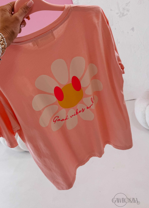 T shirt Daisy - jasny róż