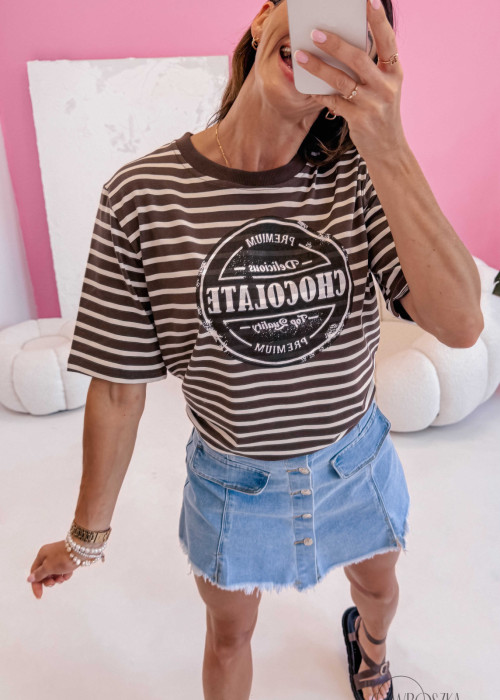 T-shirt Chocolate top quality - paseczki czekoladowe