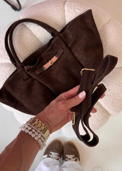 Torebka shopper Blair - choco shammy