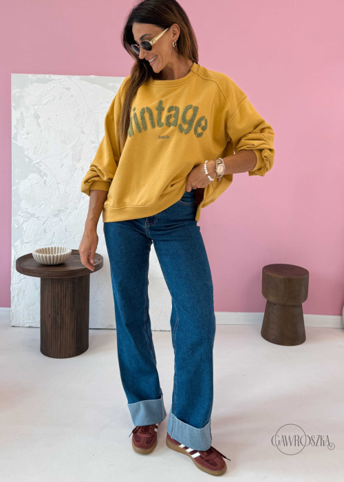 Bluza Vintage - żółta