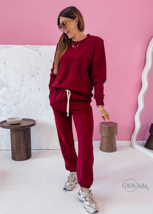Bluza Albury - bordowa